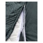 Cremallera que une la funda de minky con la manta blanky