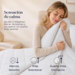 Mujer tapada con la manta Dreamzie