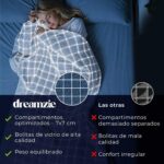 Compartimentos de 7 × 7 cm de la manta Dreamzie