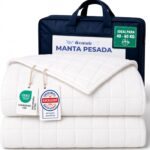 Manta de peso infantil Dreamzie blanca