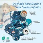 Manta infantil Ella sobre la cama
