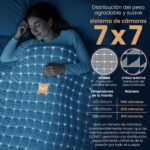 Mujer descansando con la manta ELONEO