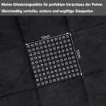 Compartimentos de 10 × 10 cm de la manta WOLTU